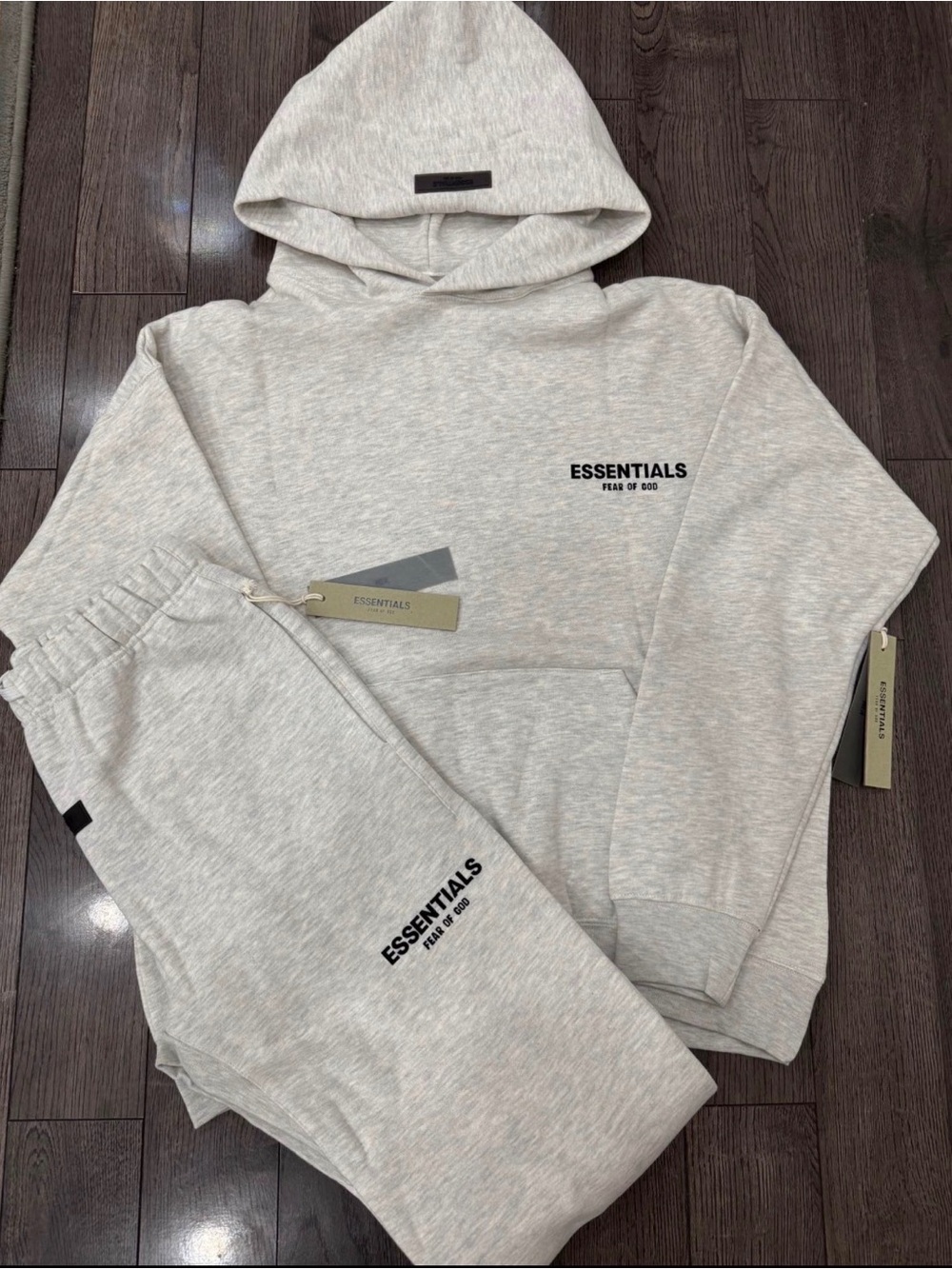 ESSENTIALS Men’s Light Gray Track